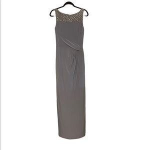 Lauren Ralph Lauren Evening Sequined Column Dress Size 4